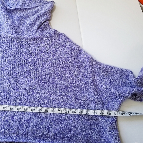 NEW Free People | Grape Hyacinth Turtleneck Crop Sweater S‎ - Picture 4 of 8